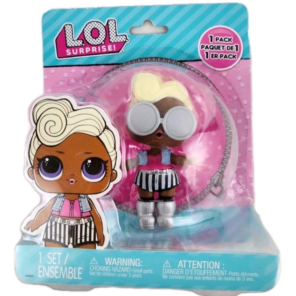L.O.L. Surprise! Funky Q.T. Mini Tot Figure. It is part of the Series 3 Confetti